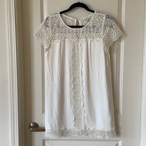 Joie crochet detail dress